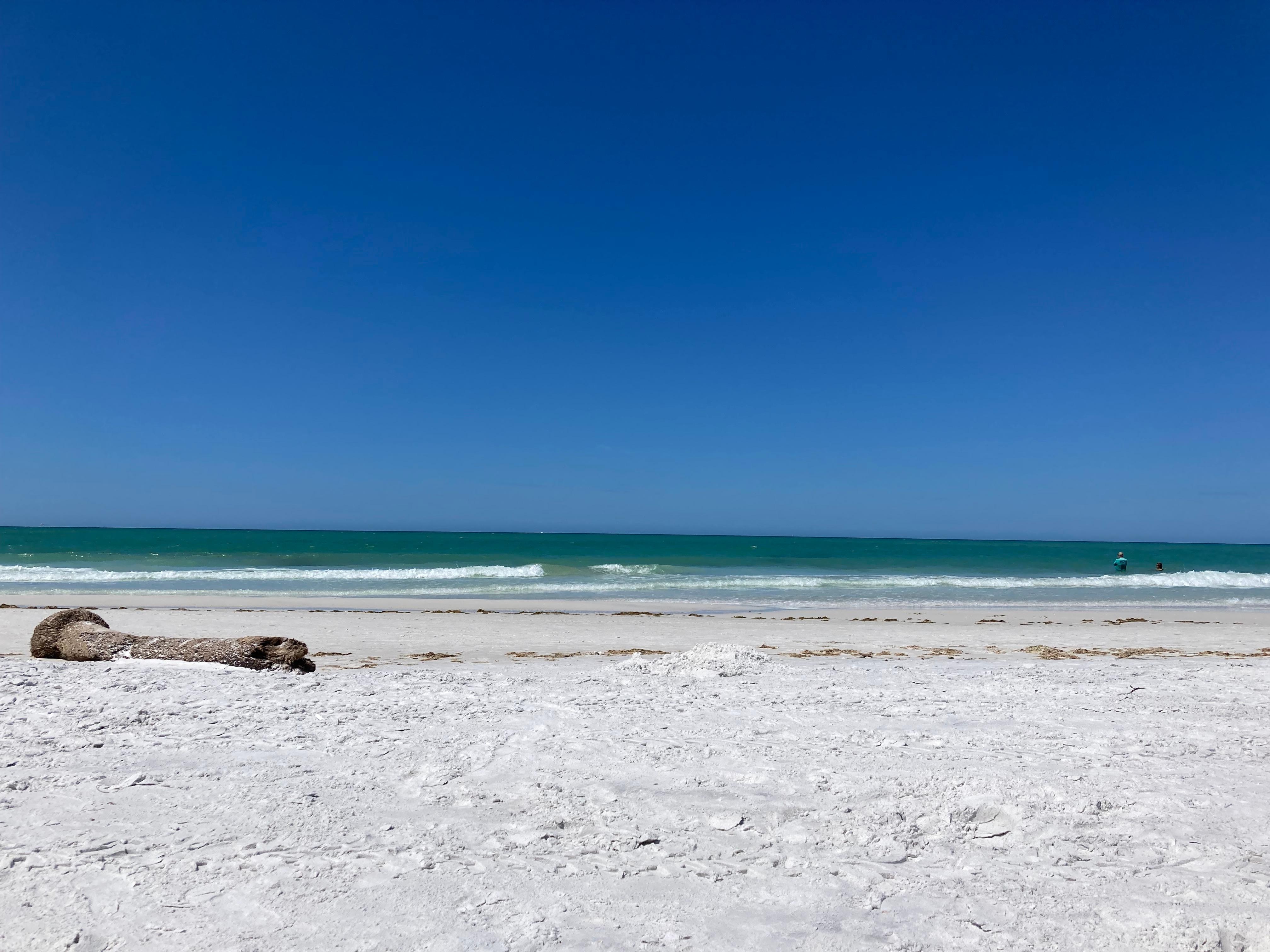 Beach view from beach access 4 one block from unit