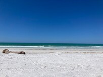 Beach view from beach access 4 one block from unit