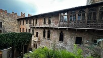 View of the famous balcony from our hotel room!