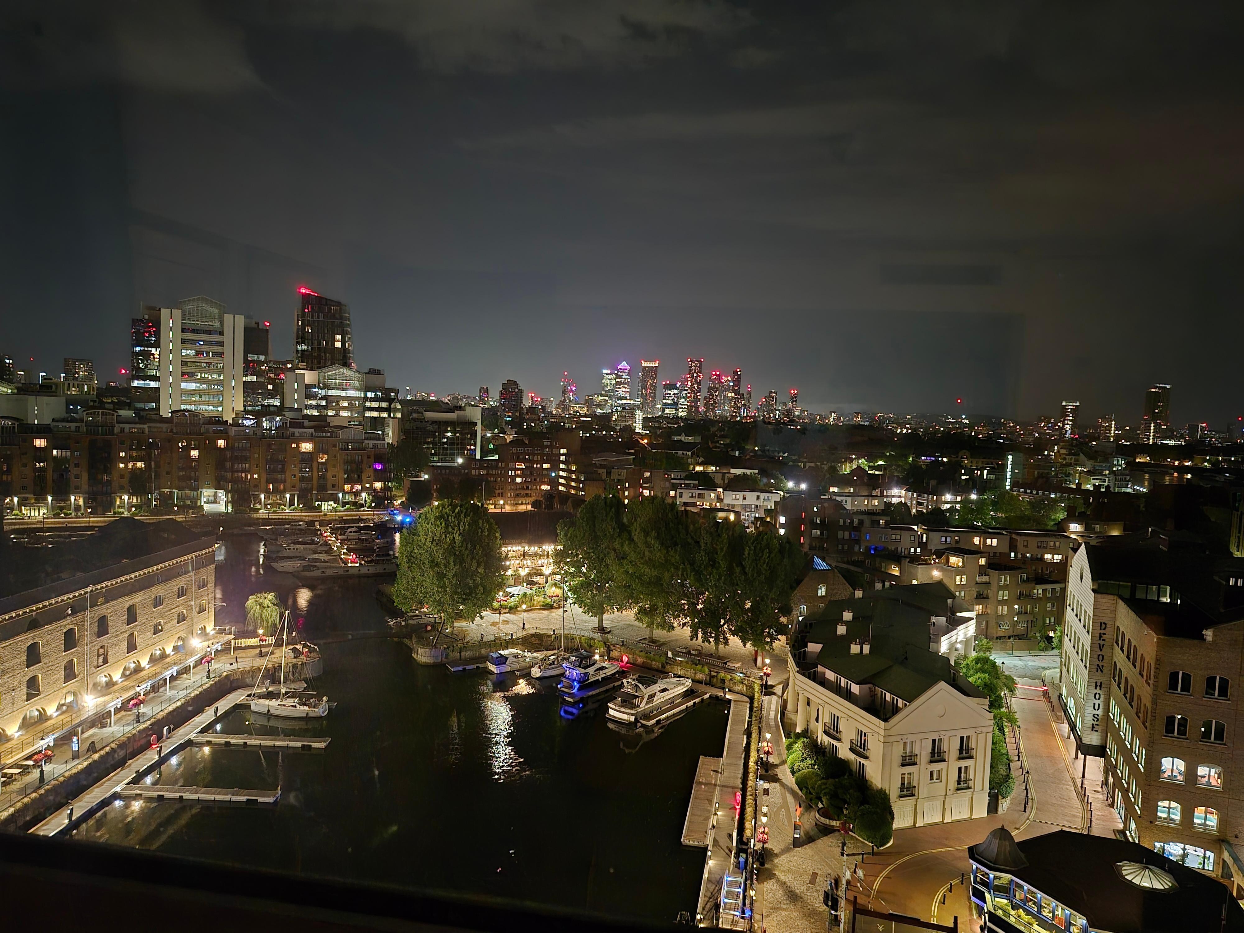Night time view.