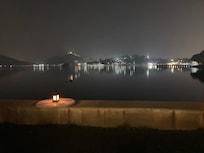 Lake view from restaurant