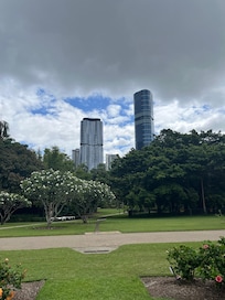 View of City Skyscrapers