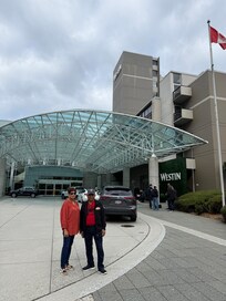Front of hotel.