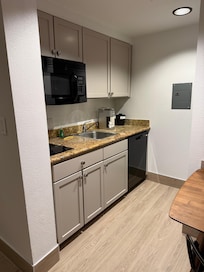 This is the small kitchen