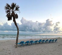 Beach at sunset