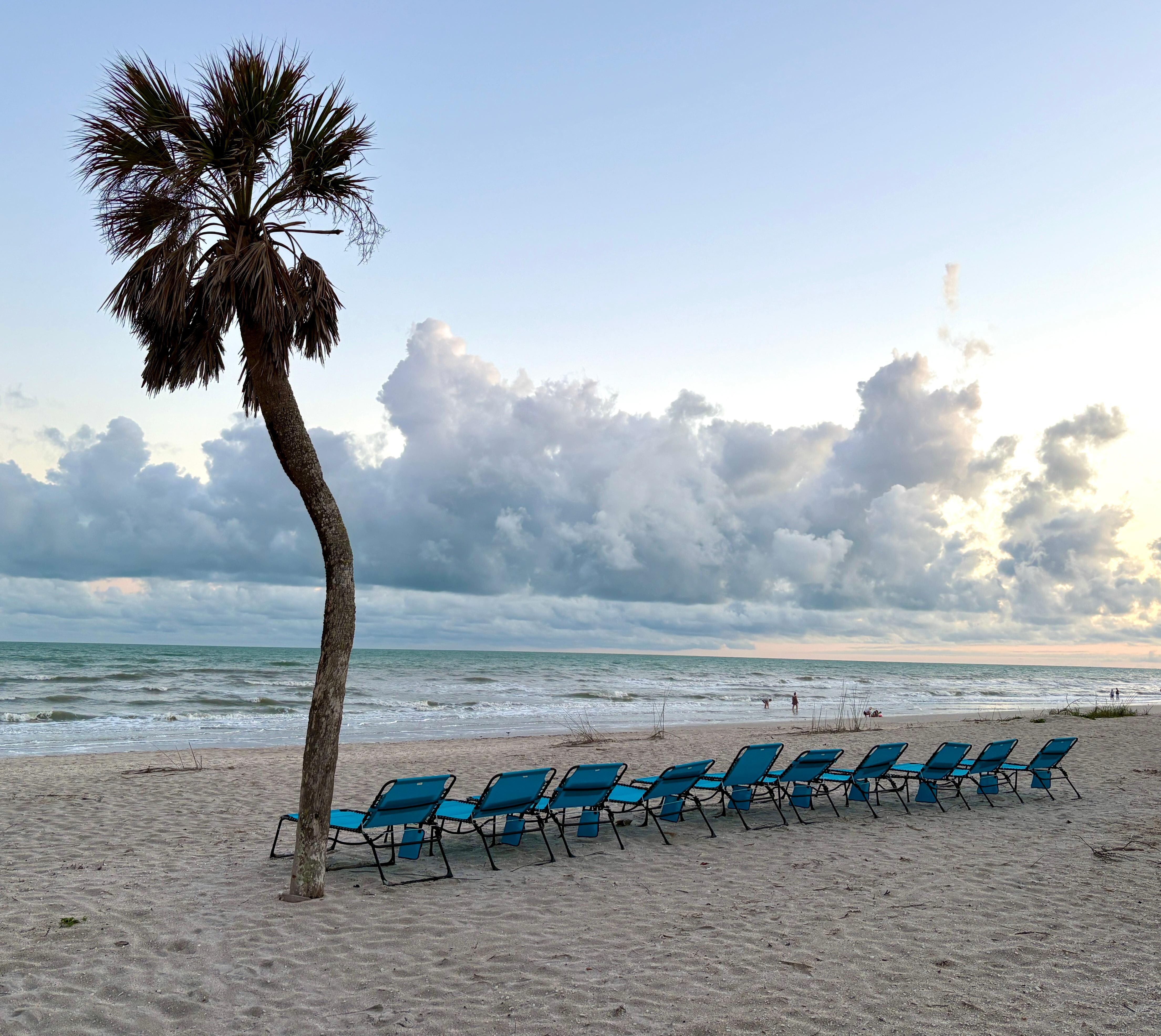 Beach at sunset