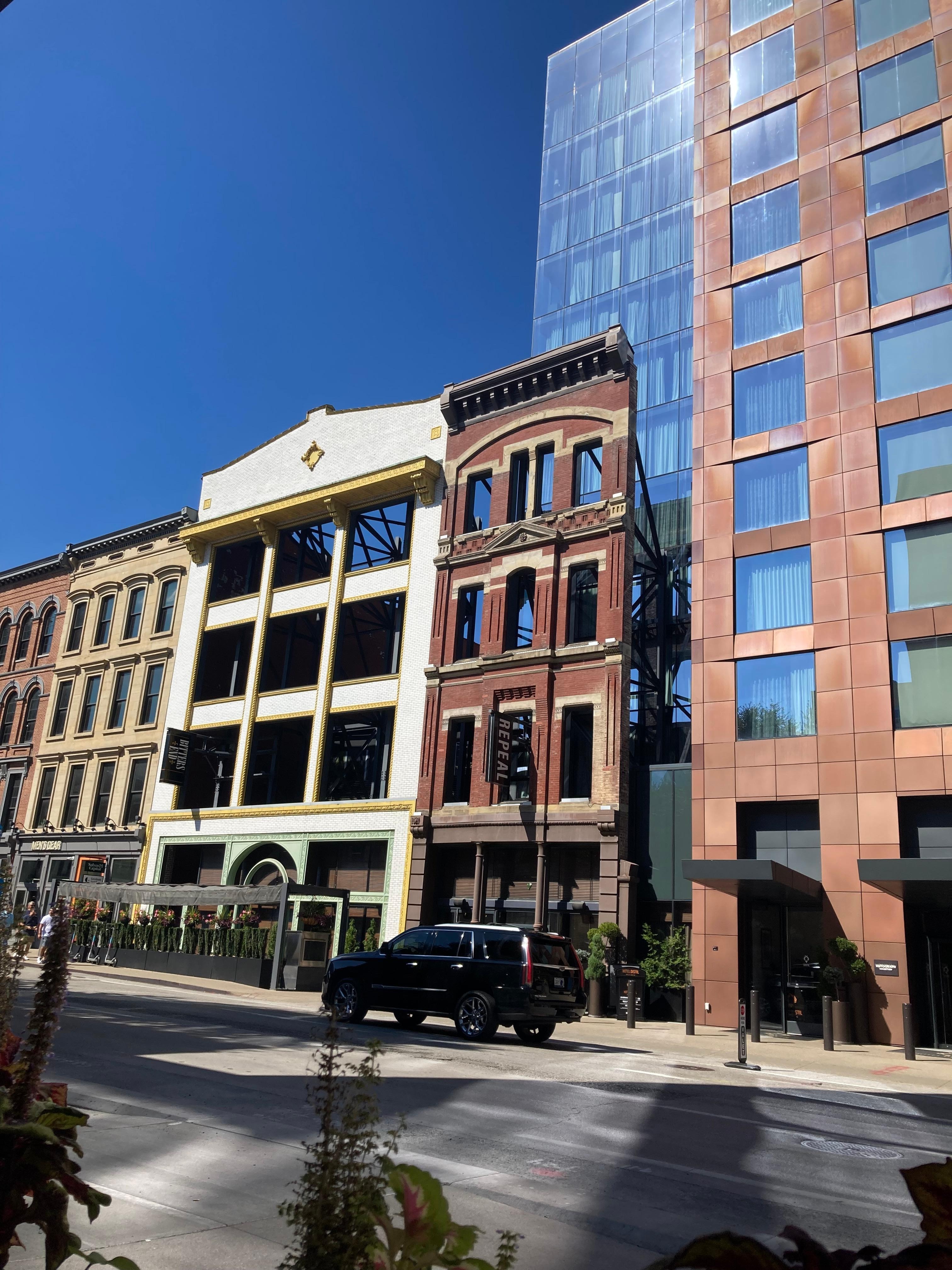 View from restaurant patio
