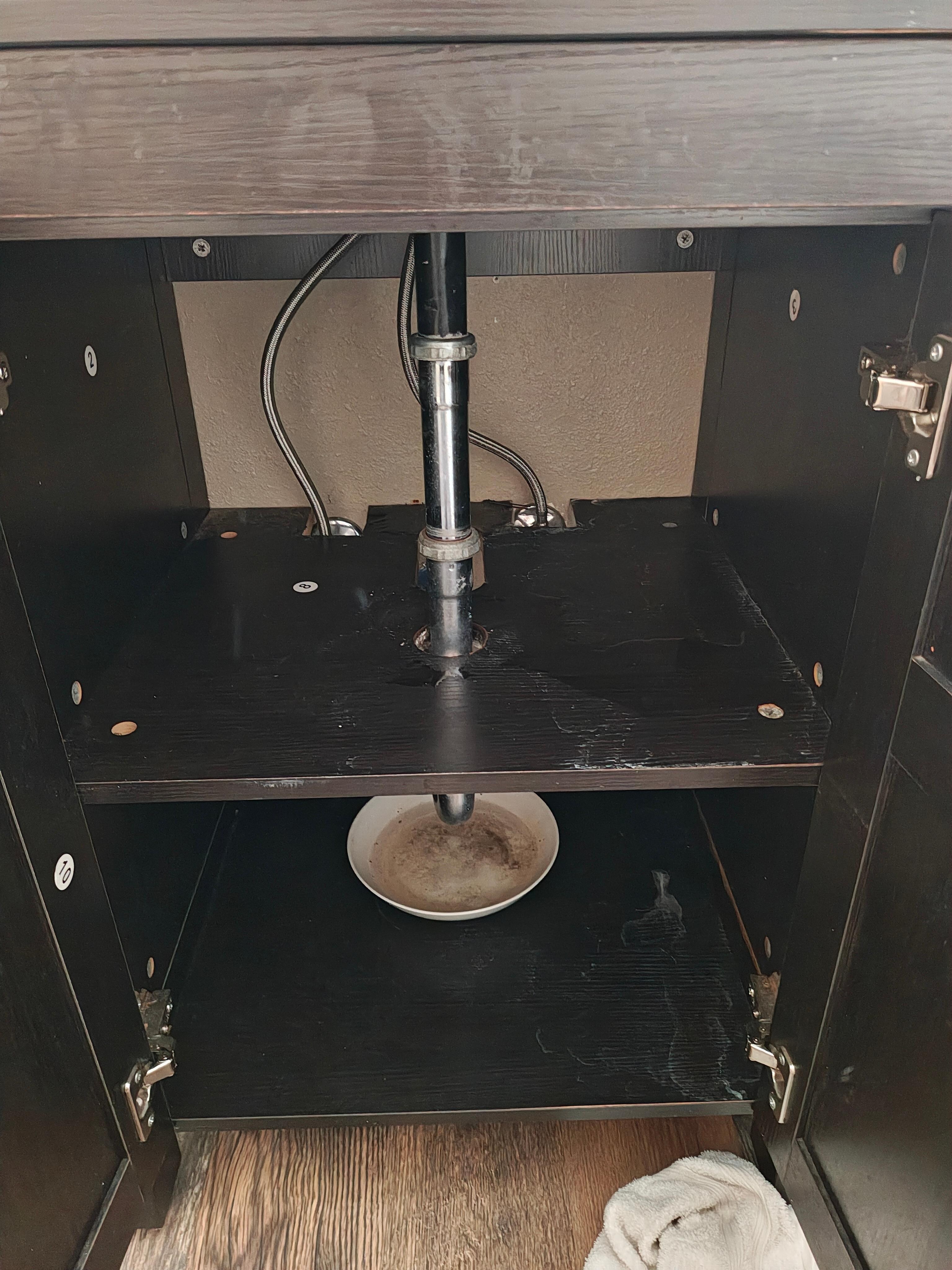 This sink was mentioned leaking in another comment. This is there fix. It was still leaking.