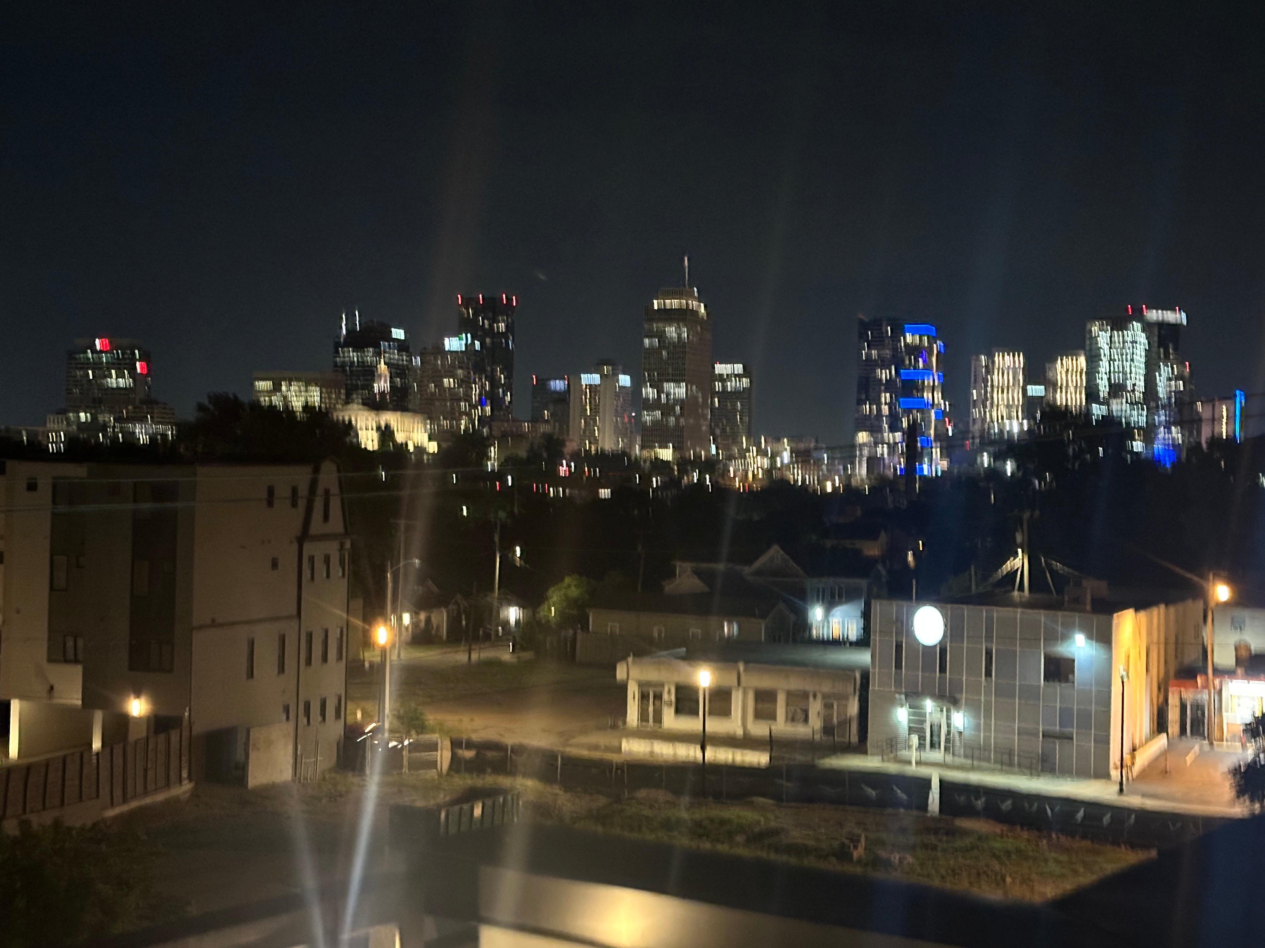 View from rooftop. 