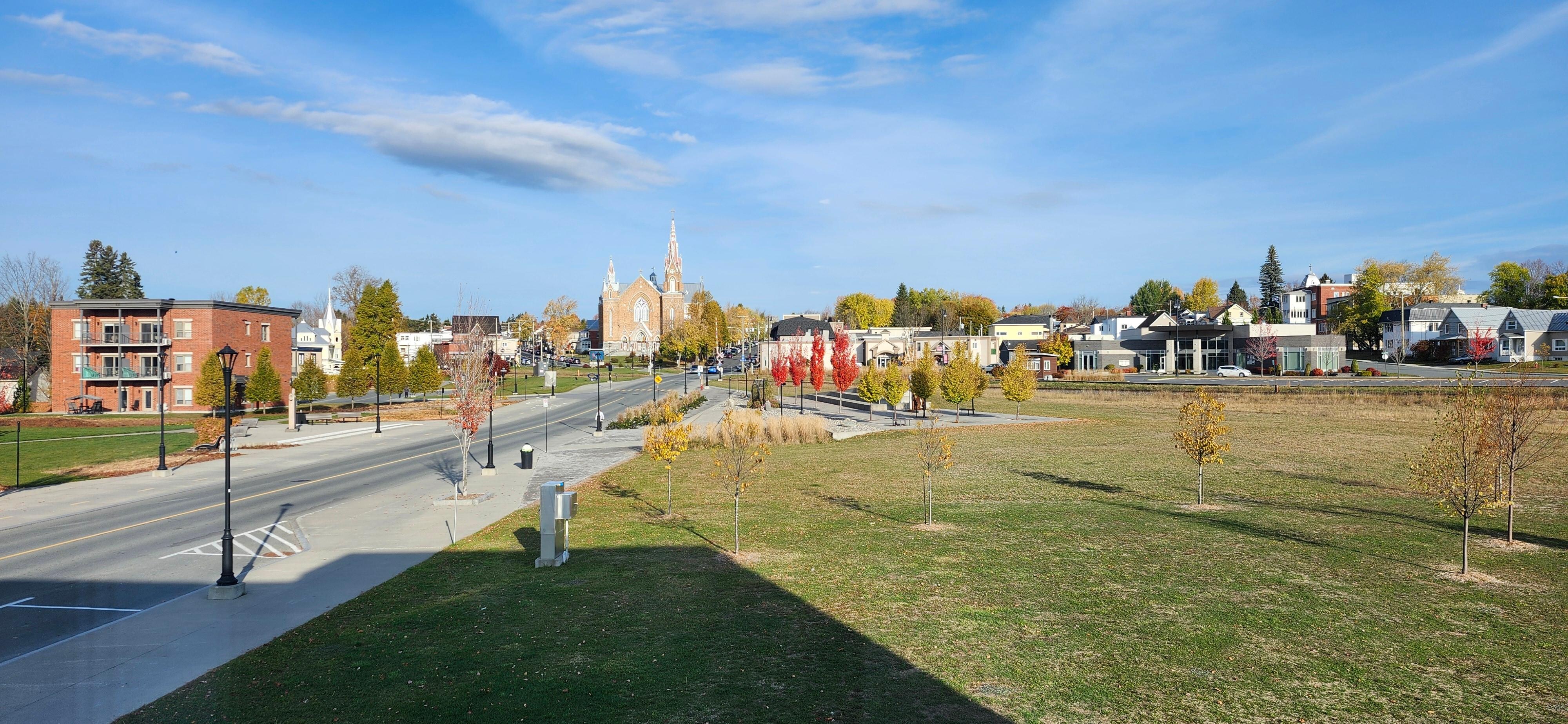 From the hallway window 