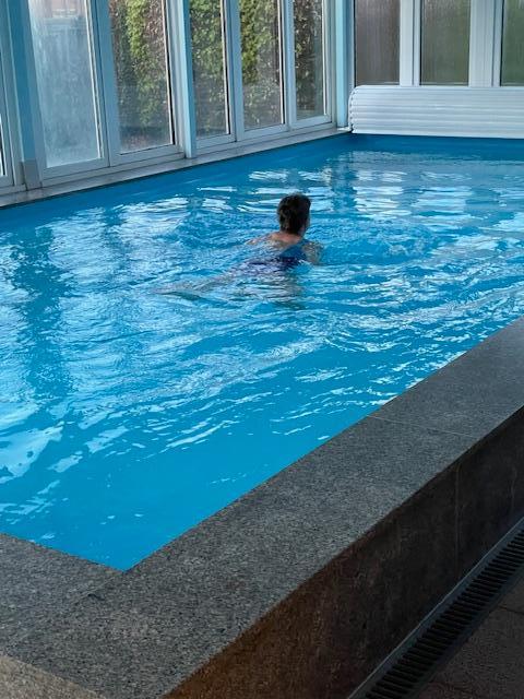 Pool in benutzung