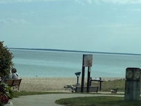 The beach access from my hotel