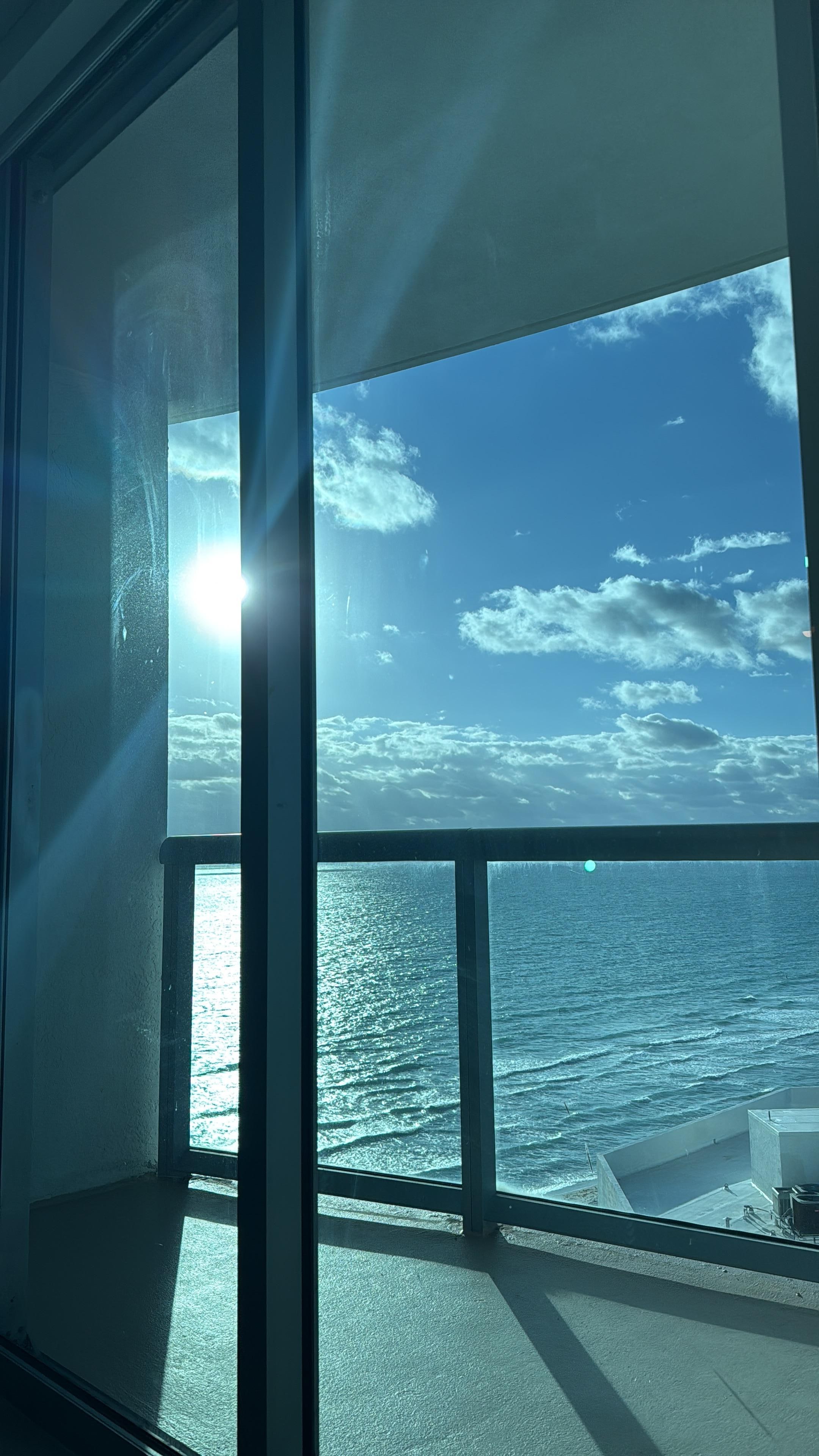 La vista desde la habitación, solo despertaba temprano para verla 