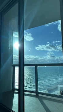 La vista desde la habitación, solo despertaba temprano para verla