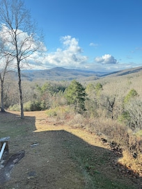 View from the dining room at breakfast.