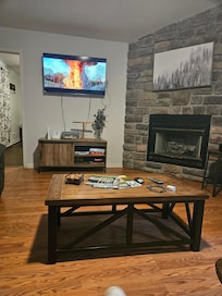 Our cabin when we first arrived.