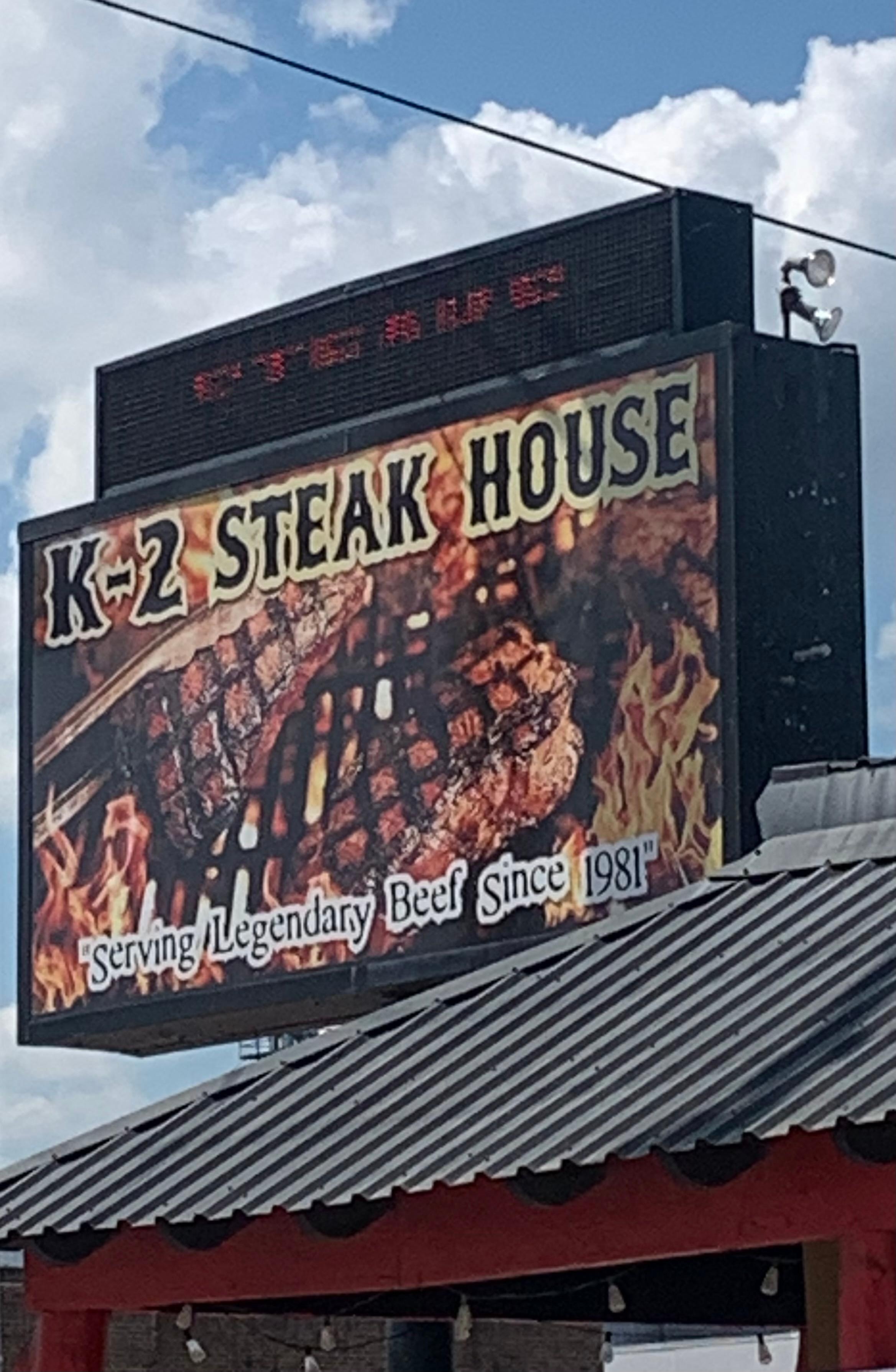 Wonderful salad bar, great food at the K-2