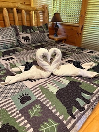 This was a fun touch to see when entering the cabin.