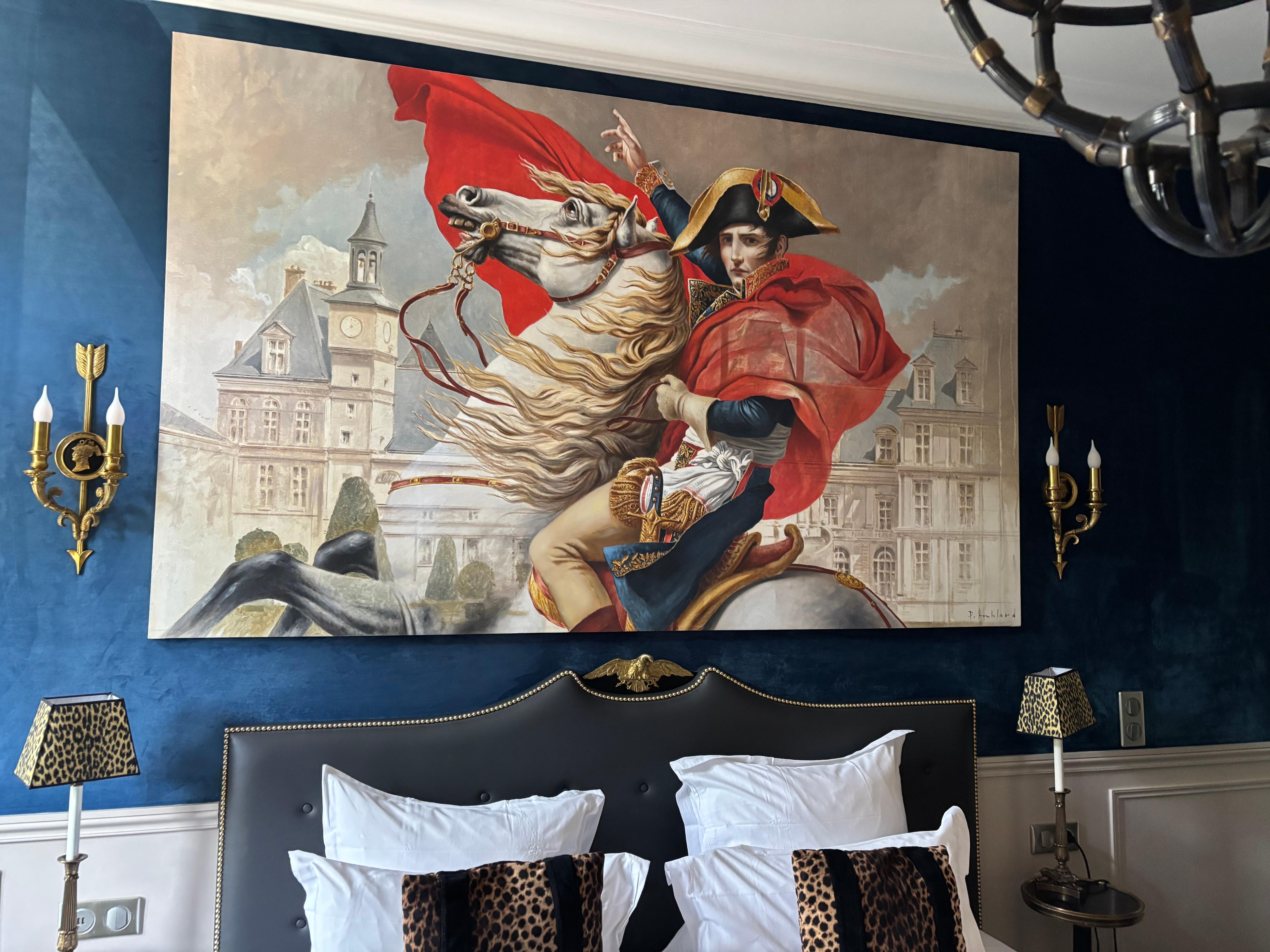 My room… which was named and decorated after this riding man…