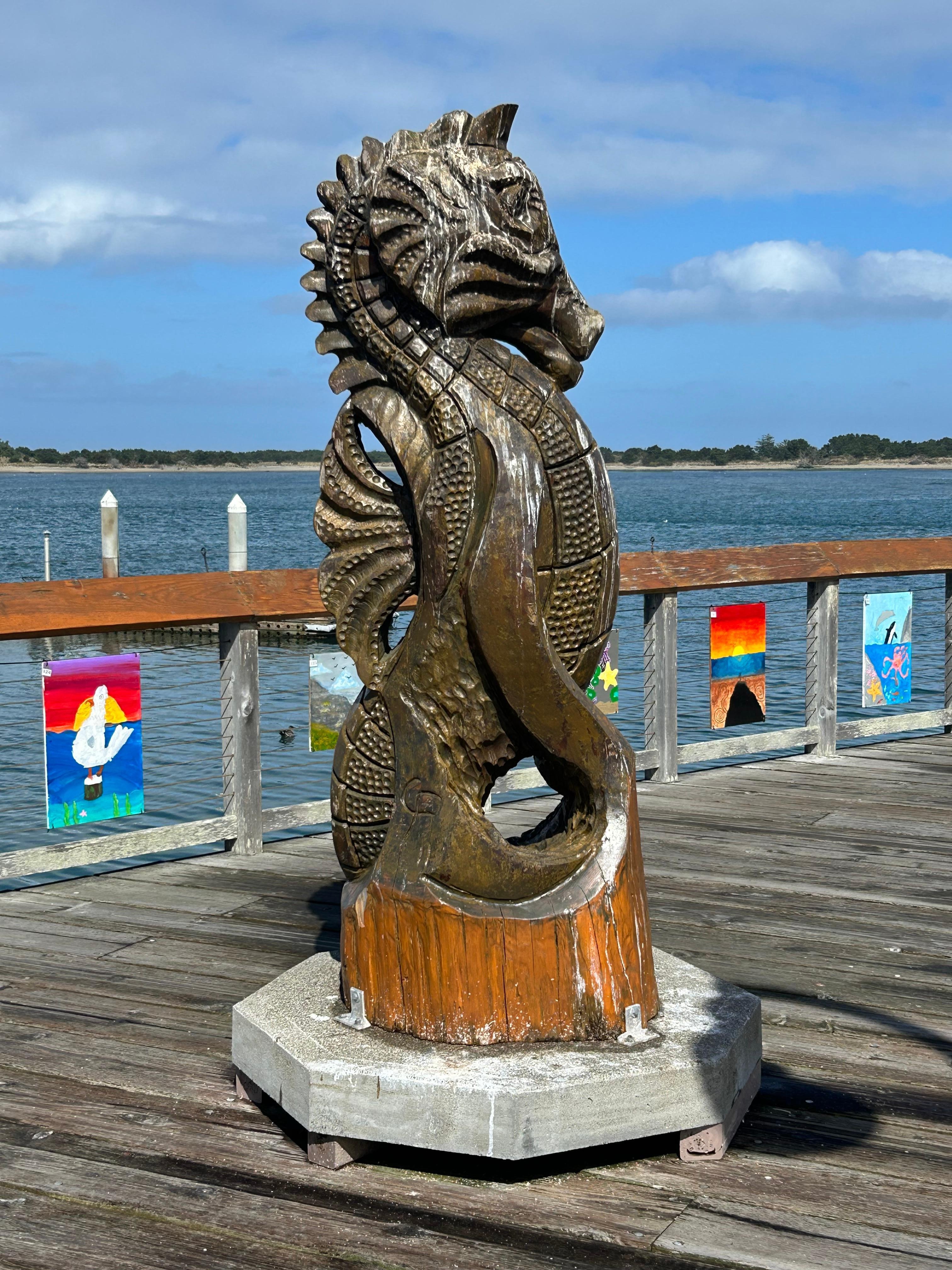 The marina accross the street 