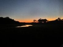 View from the screened in back patio