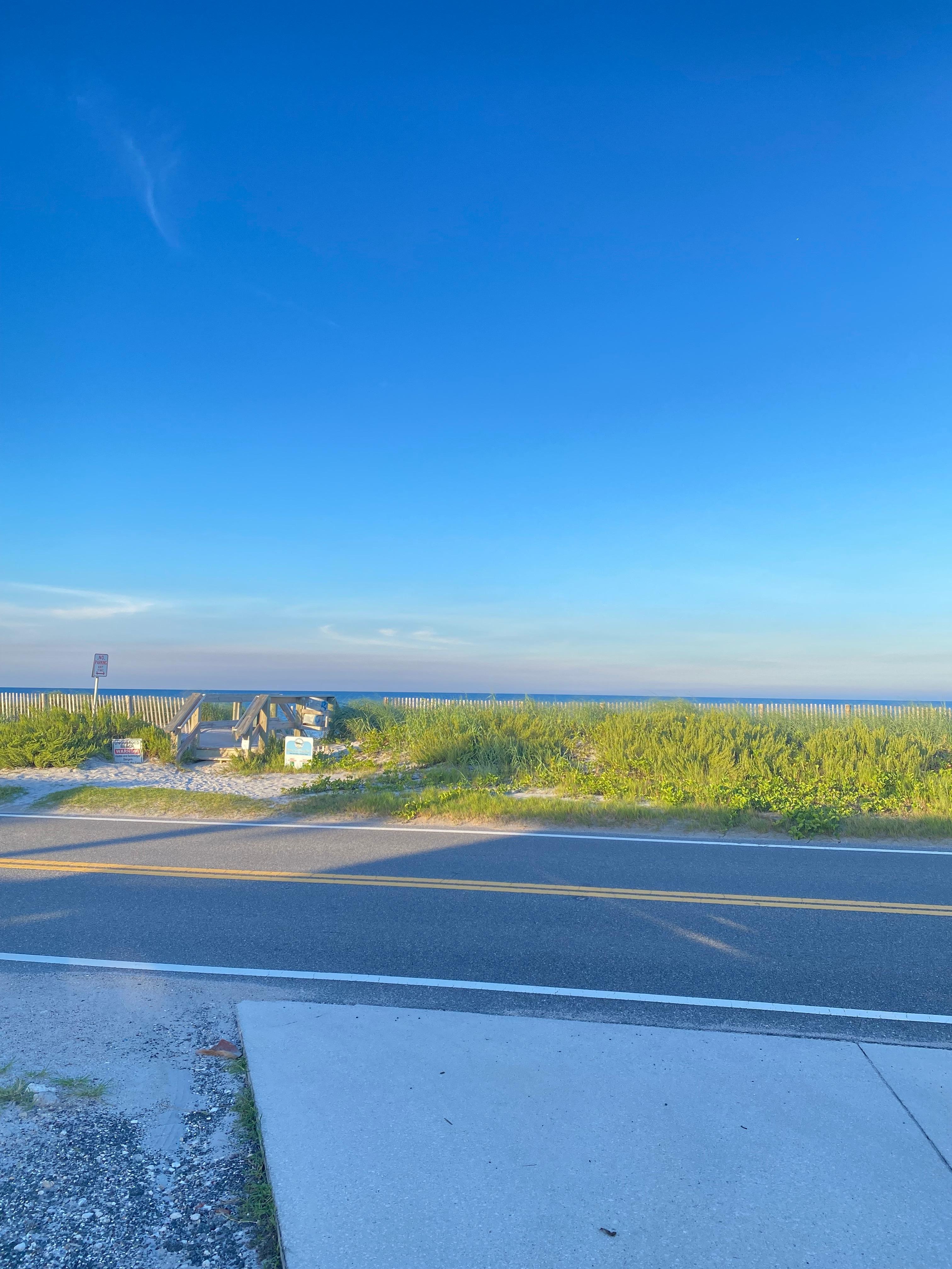View of ocean from hotel