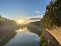 Tiber 1 Minute von der Wohnung entfernt