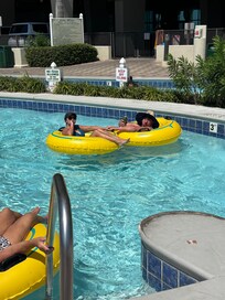 Floating and having fun