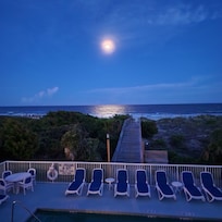 Beautiful view from our balcony one evening.