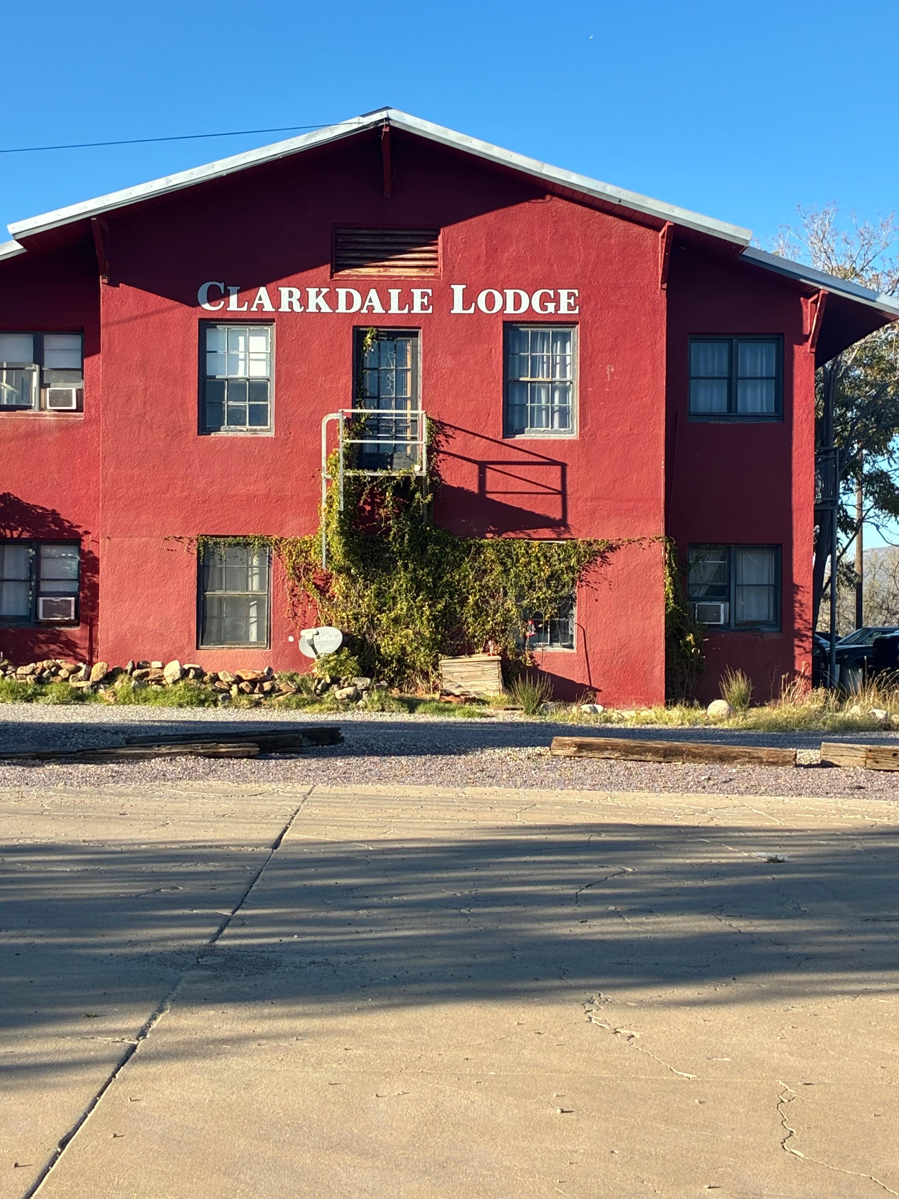 The outside of the lodge