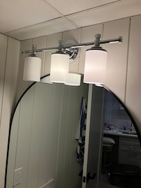 Burnt bathroom light