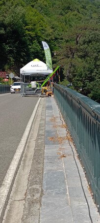 Le pont Napoléon Luz Saint sauveur 65 mètre de haut