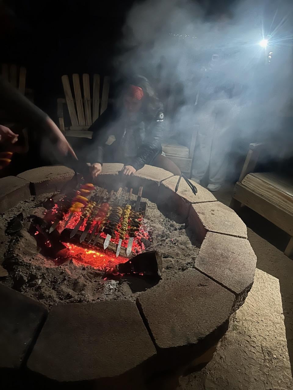 In absense of a working Gas grill