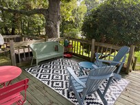 Portion of outside wrap around deck