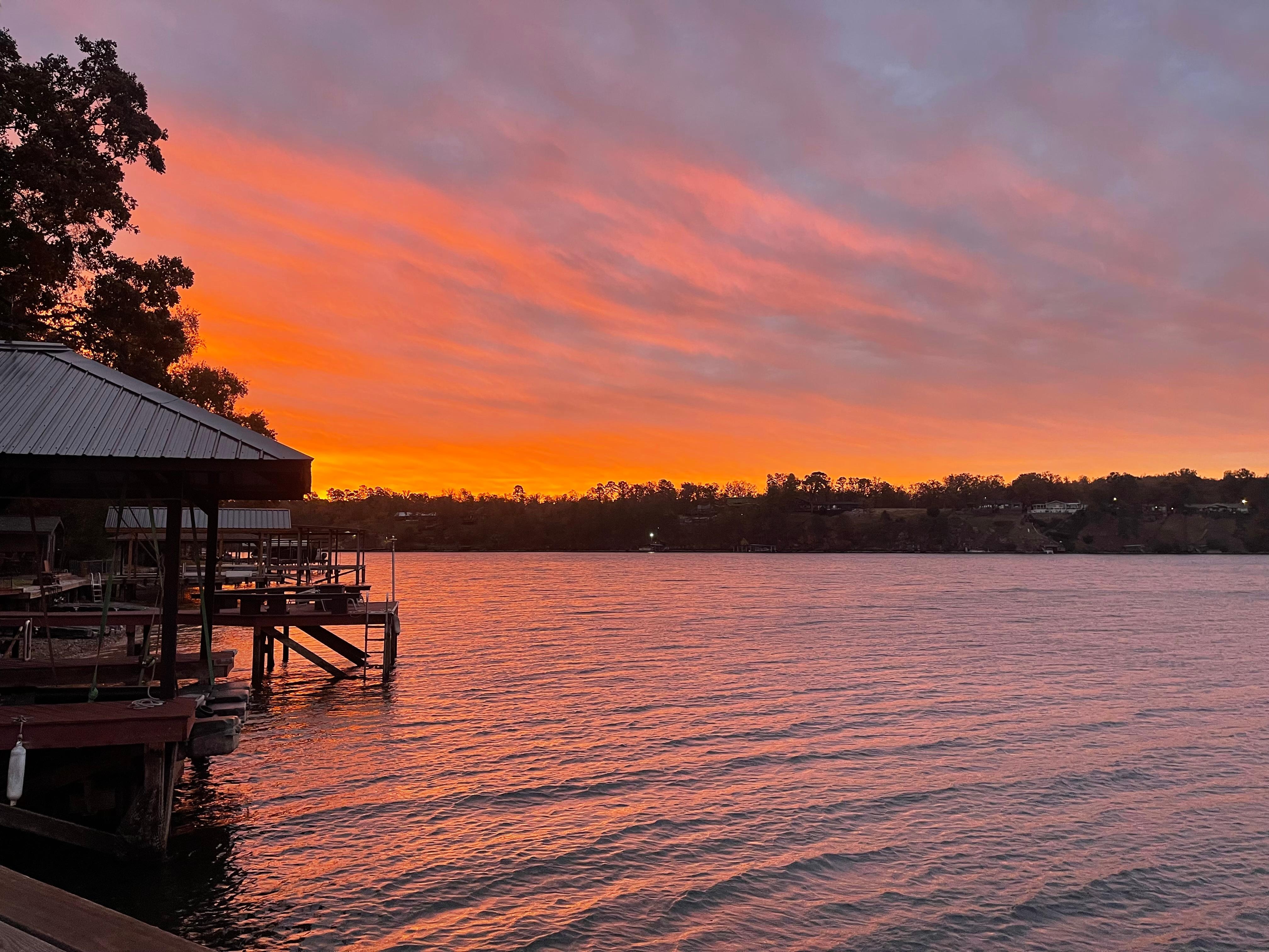 Beautiful chilly sunrise