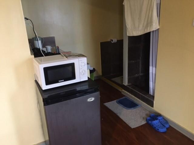 toilet and shower area