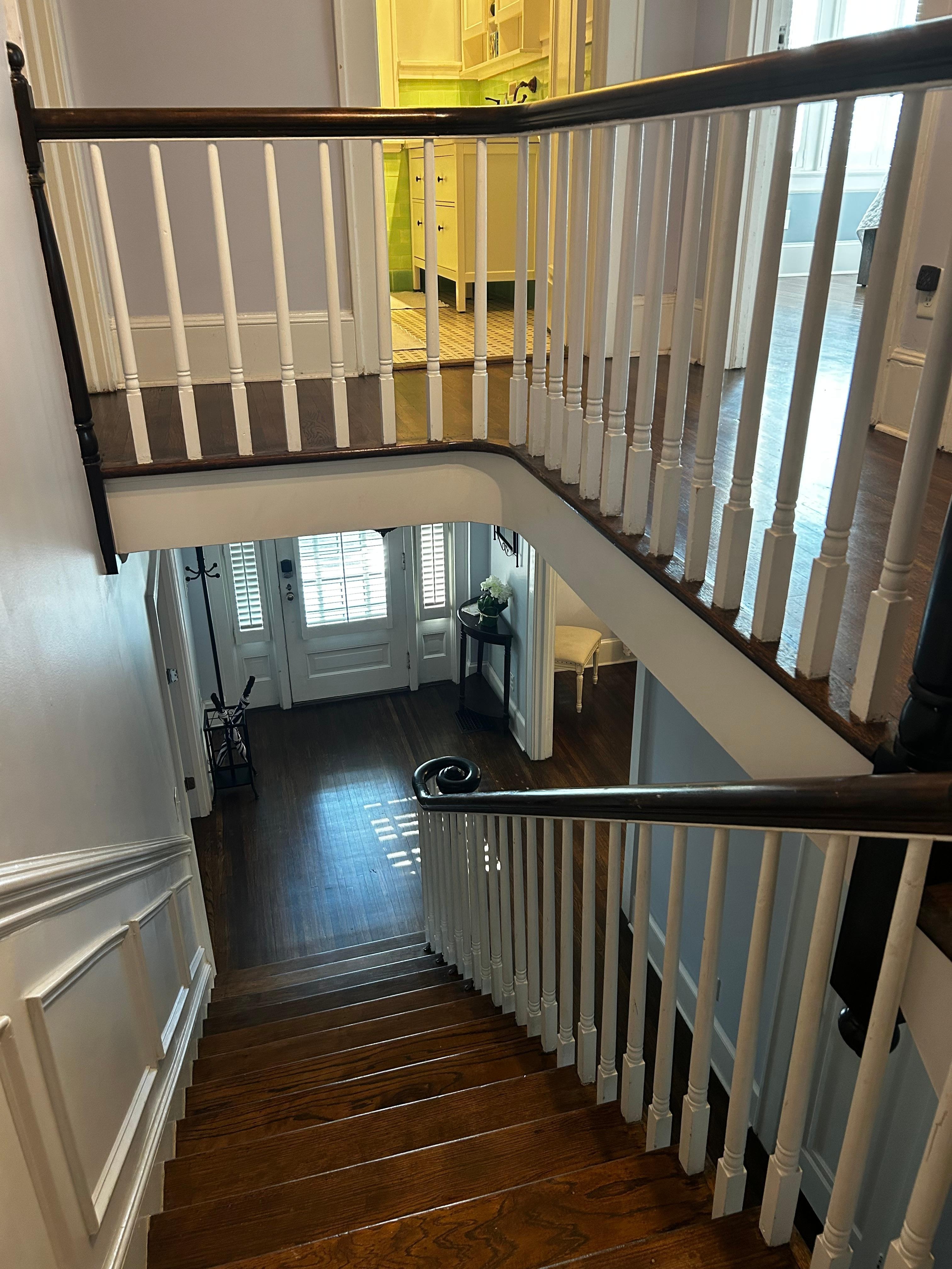 I LOVE this stairwell 