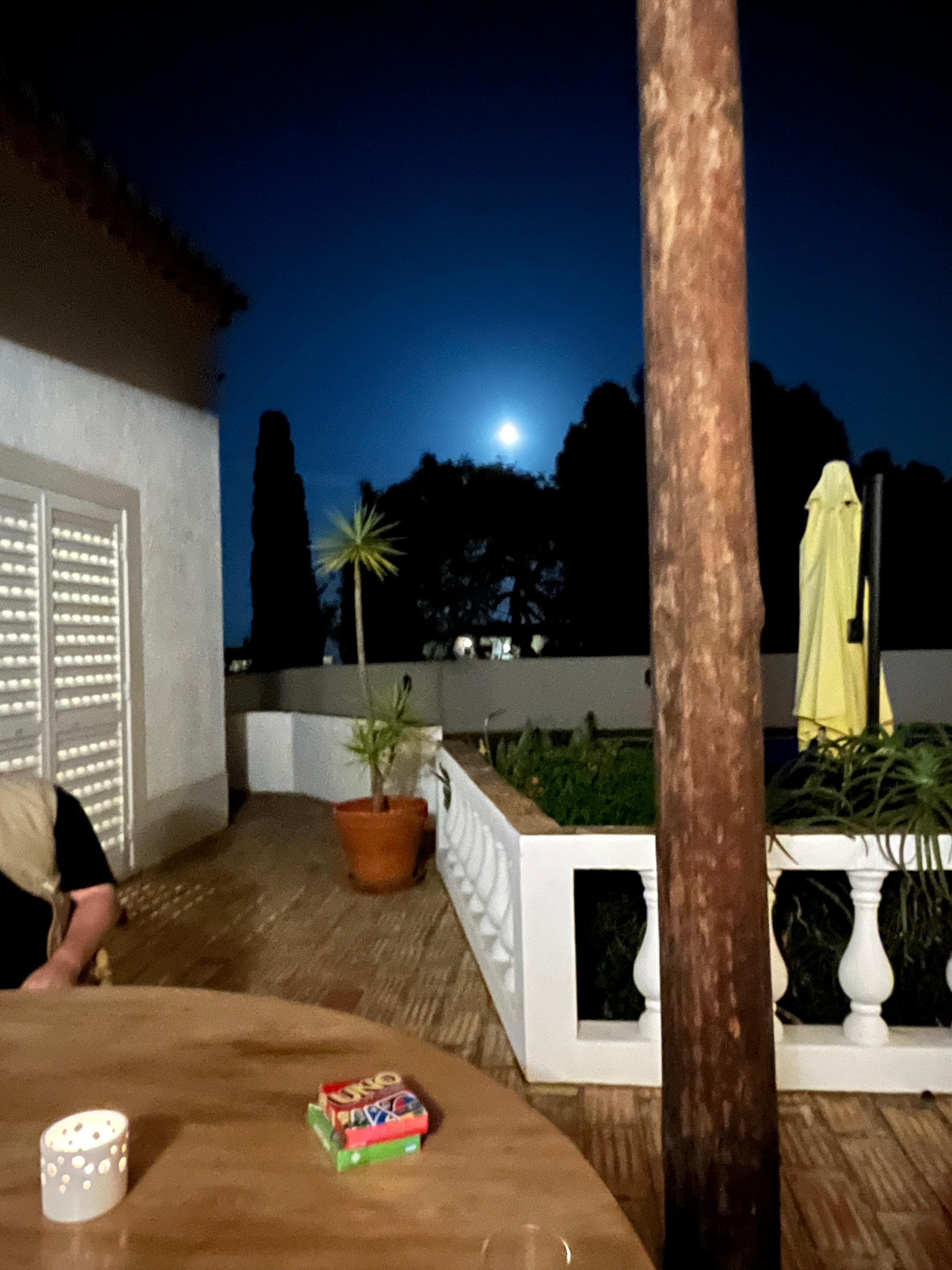 Night on the terrace