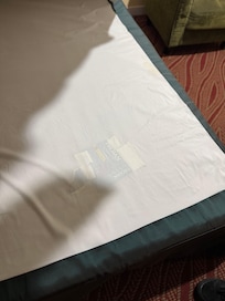 Trojan Condom box in the bedding. So Housekeeping never cleaned room properly