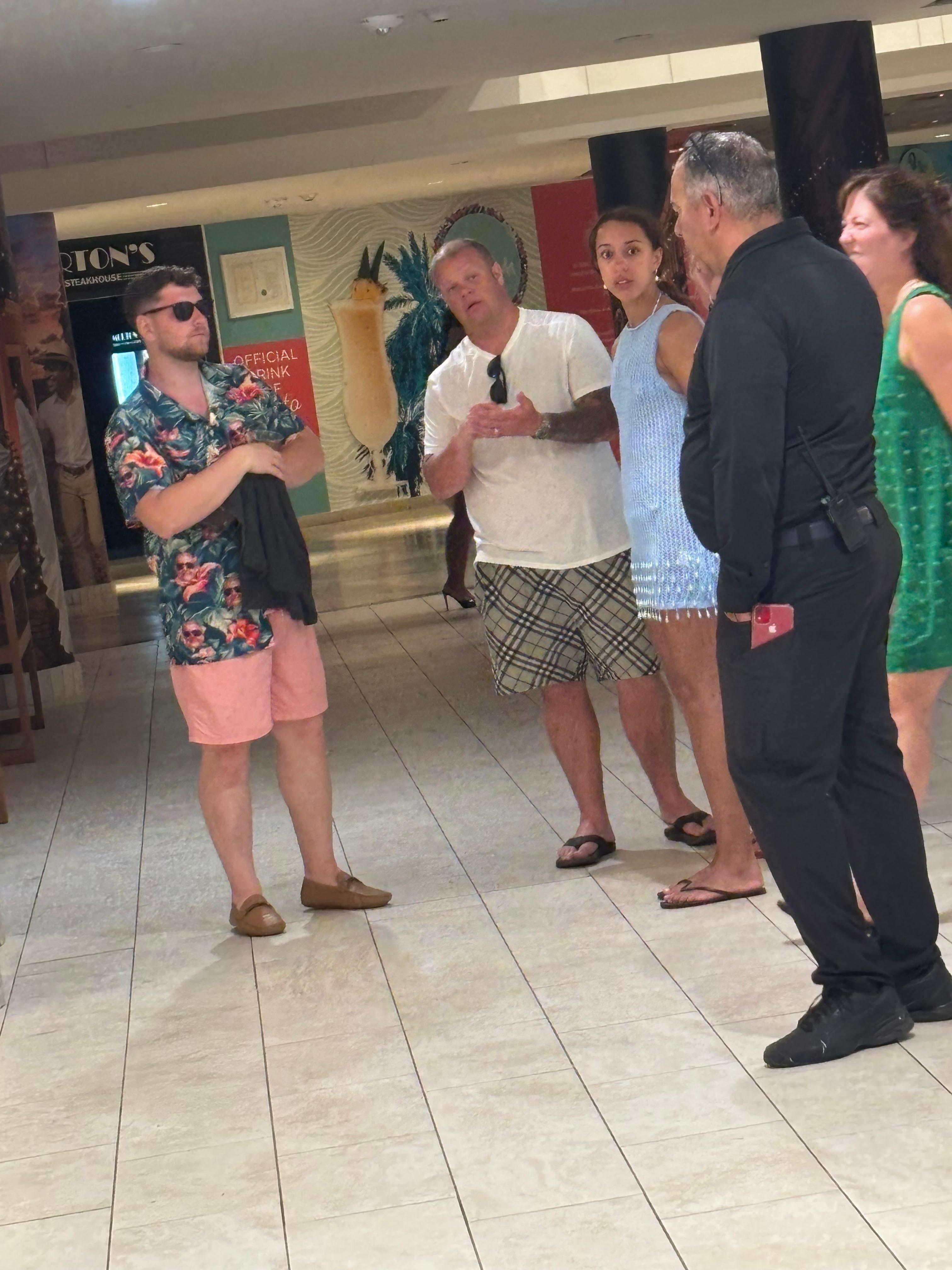 The men & women involved as well as security officer. 