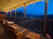 View from the porch in the evening