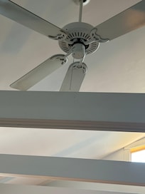 Broken fain in main area.