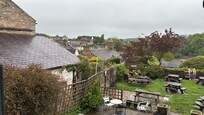 View from the beer garden