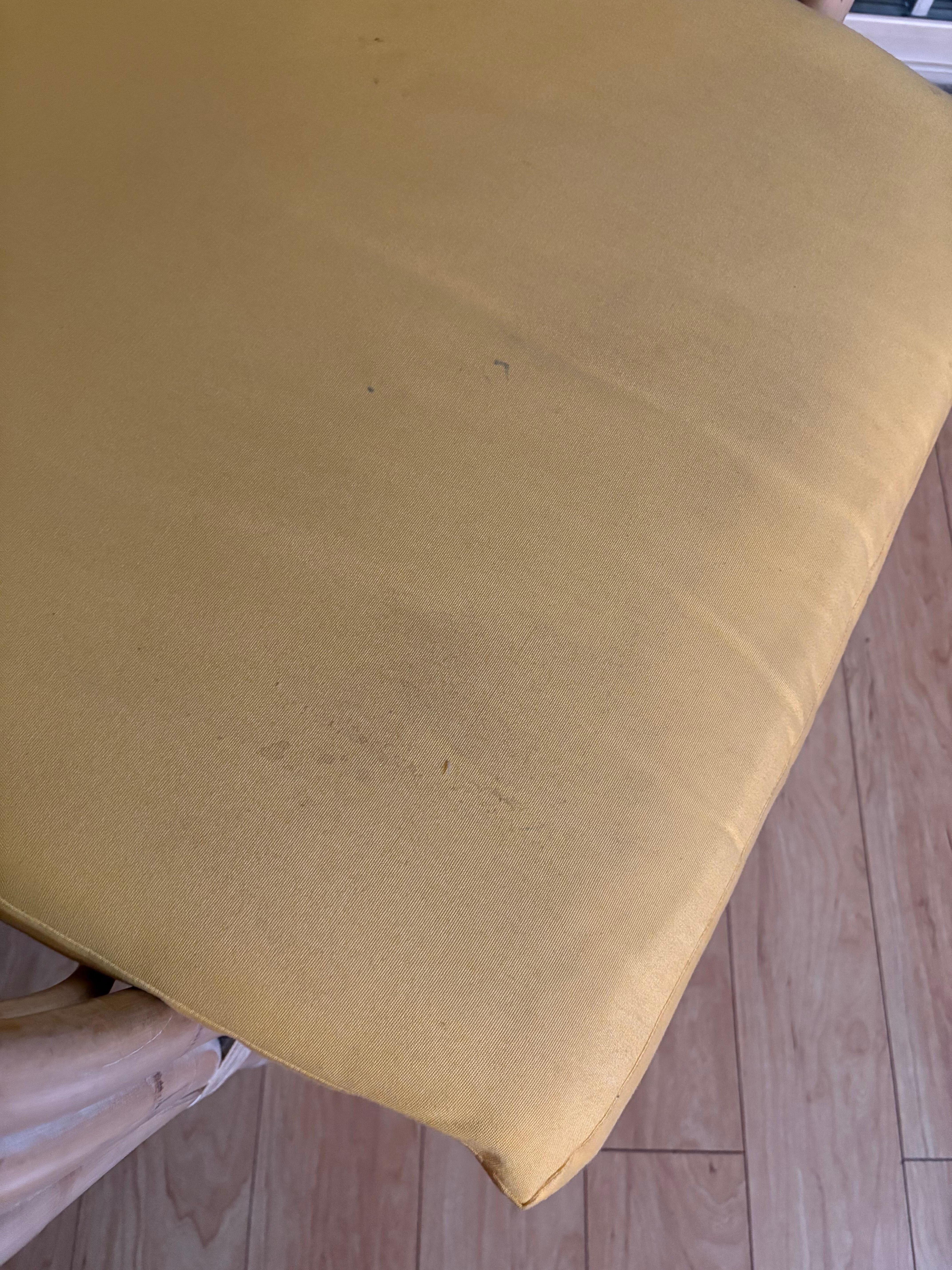 Dirty cushions.