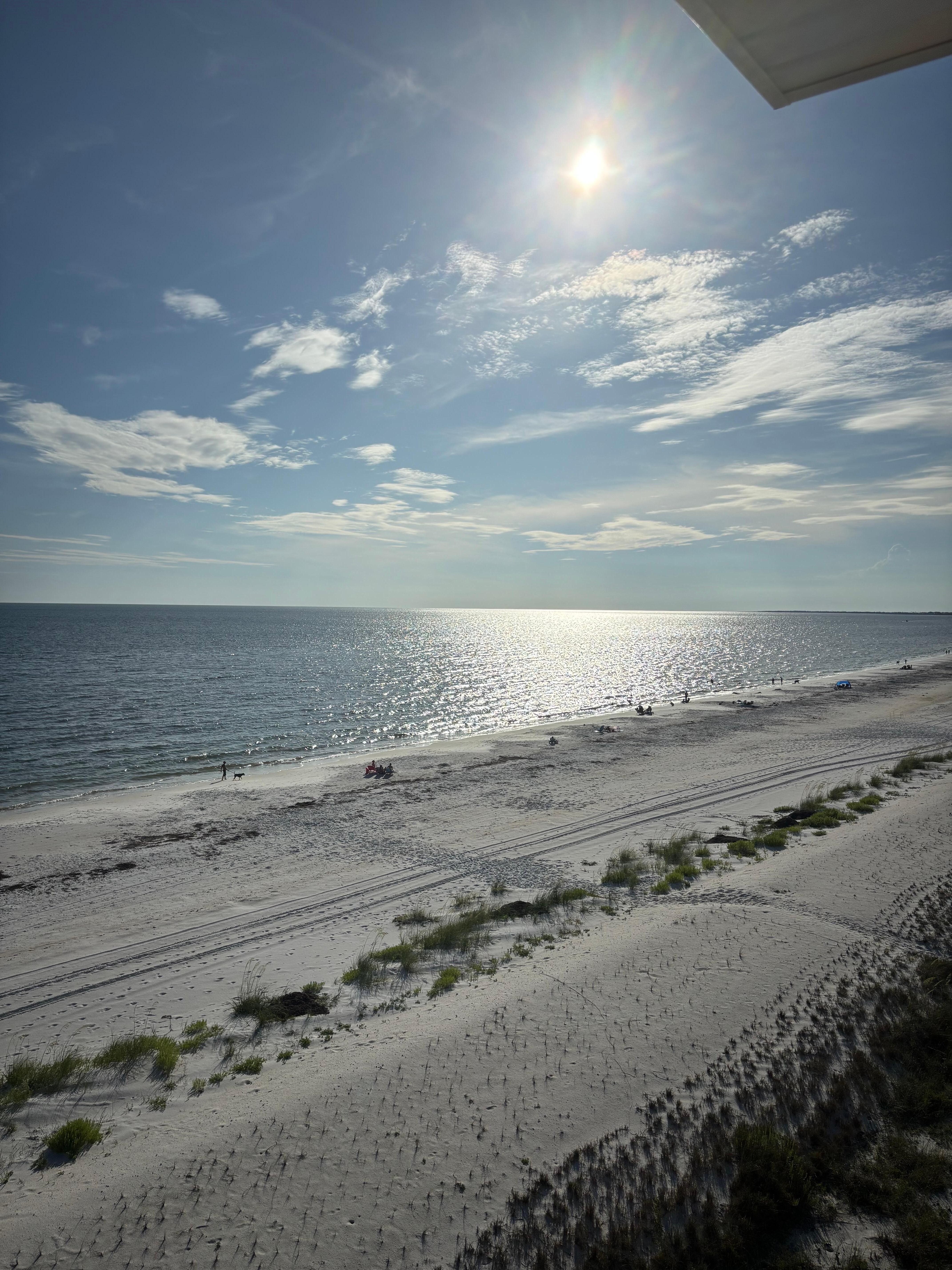 View from our balcony - quiet and peaceful St Joe Beach
