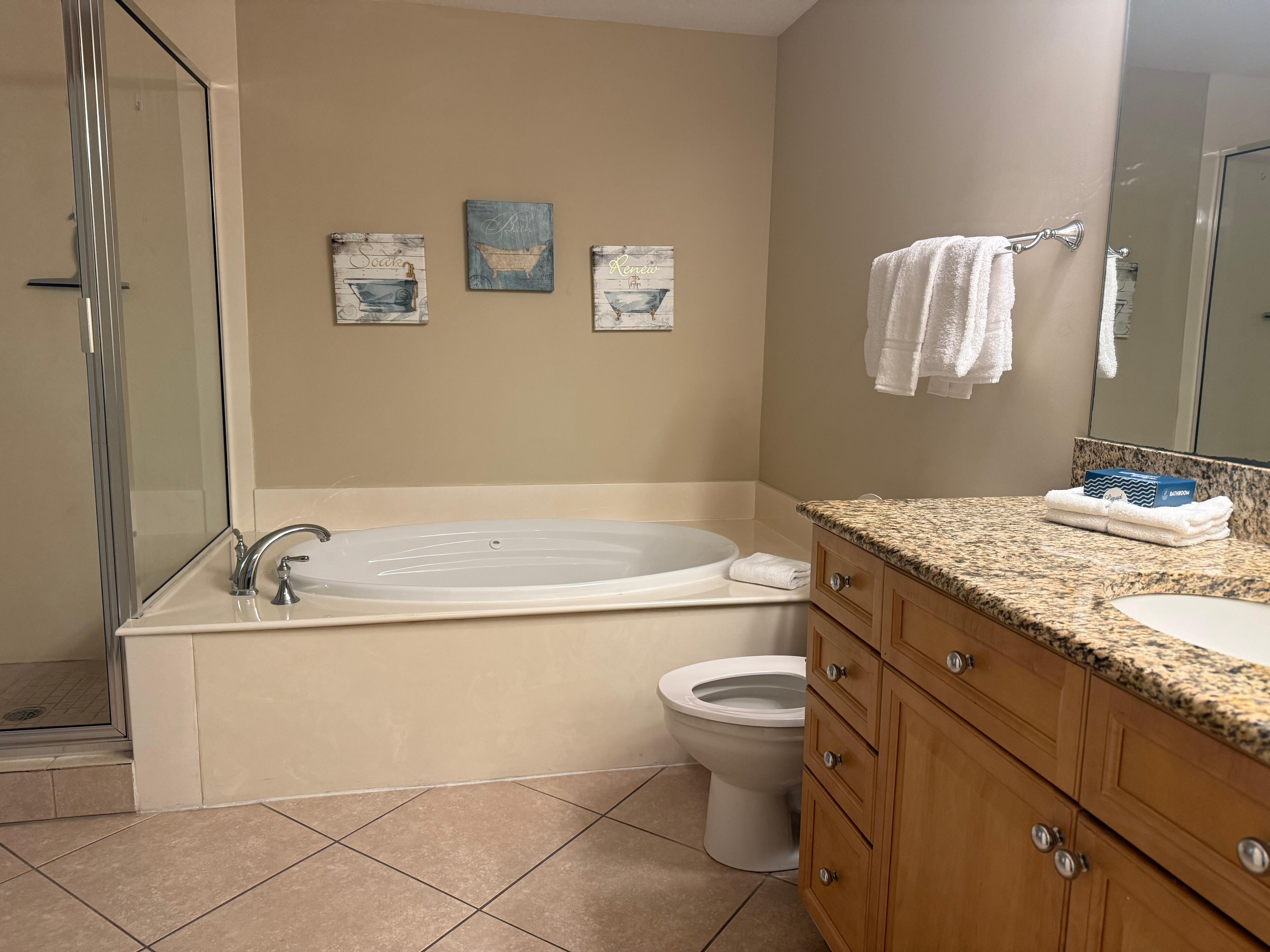 Master bathroom