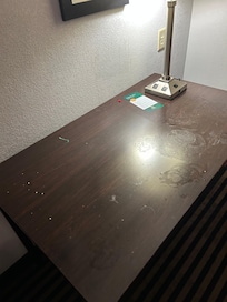 Furniture banged up and filthy