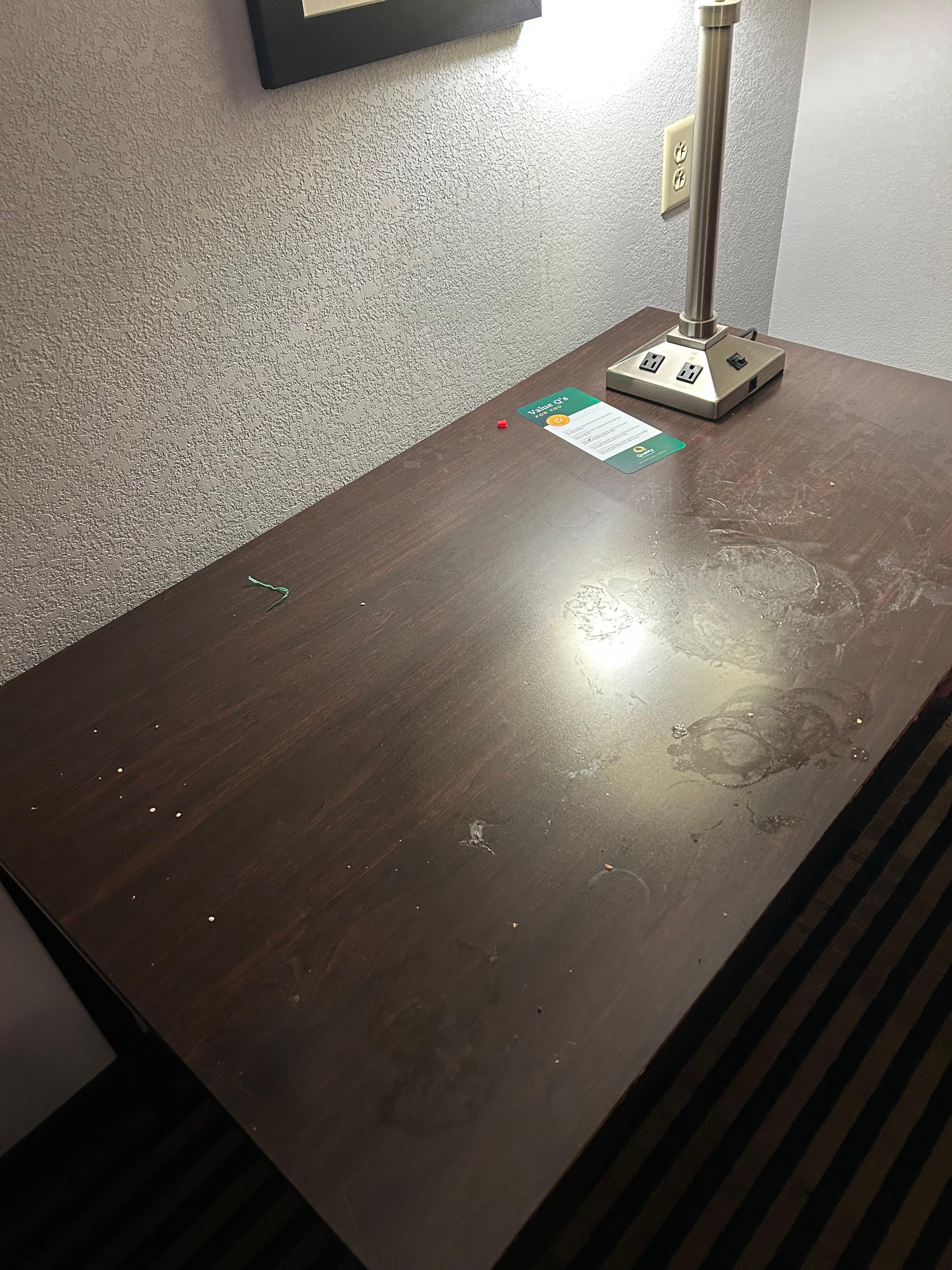 Furniture banged up and filthy 