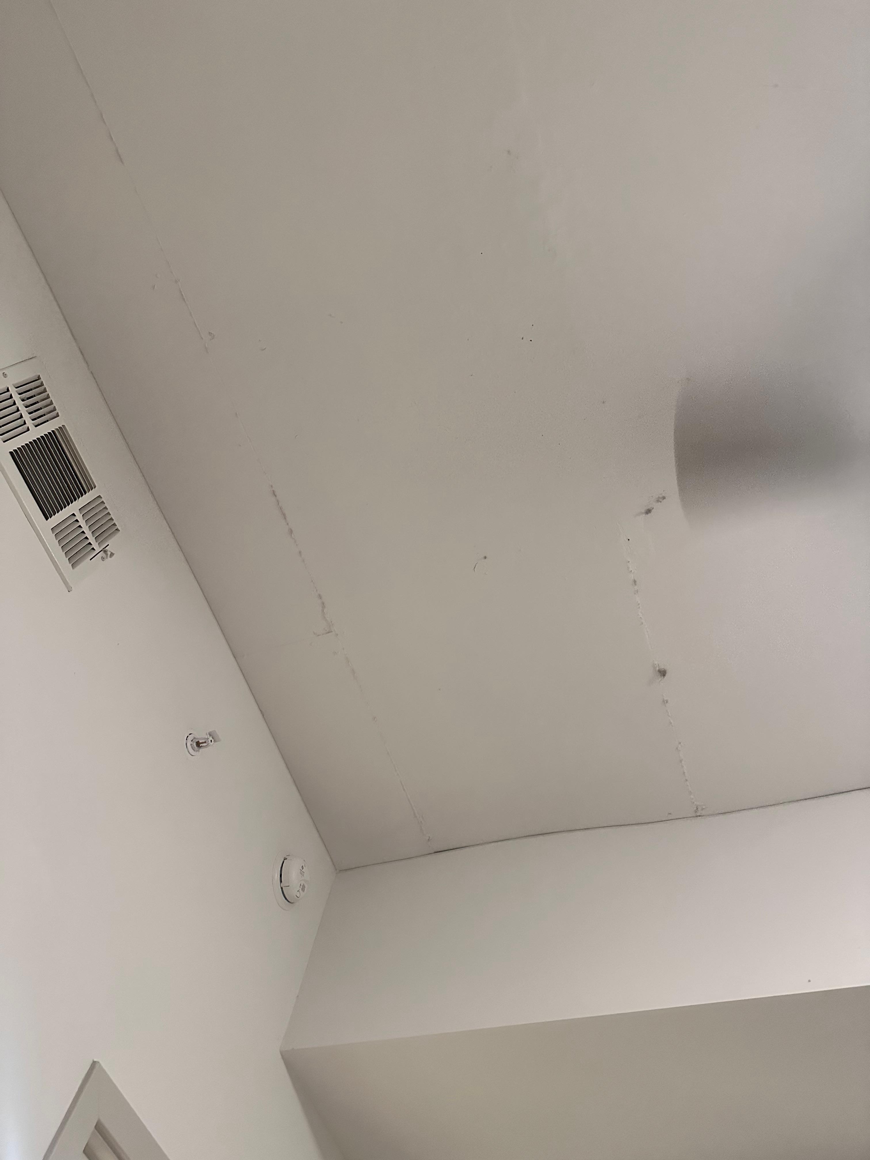 Dust on the ceiling 