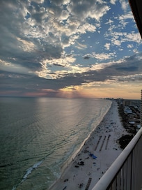 From the balcony